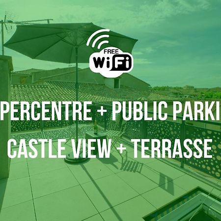 Mon Toit Carcassonnais •Hypercentre •Terrasse •Vue Διαμέρισμα Καρκασόν Εξωτερικό φωτογραφία