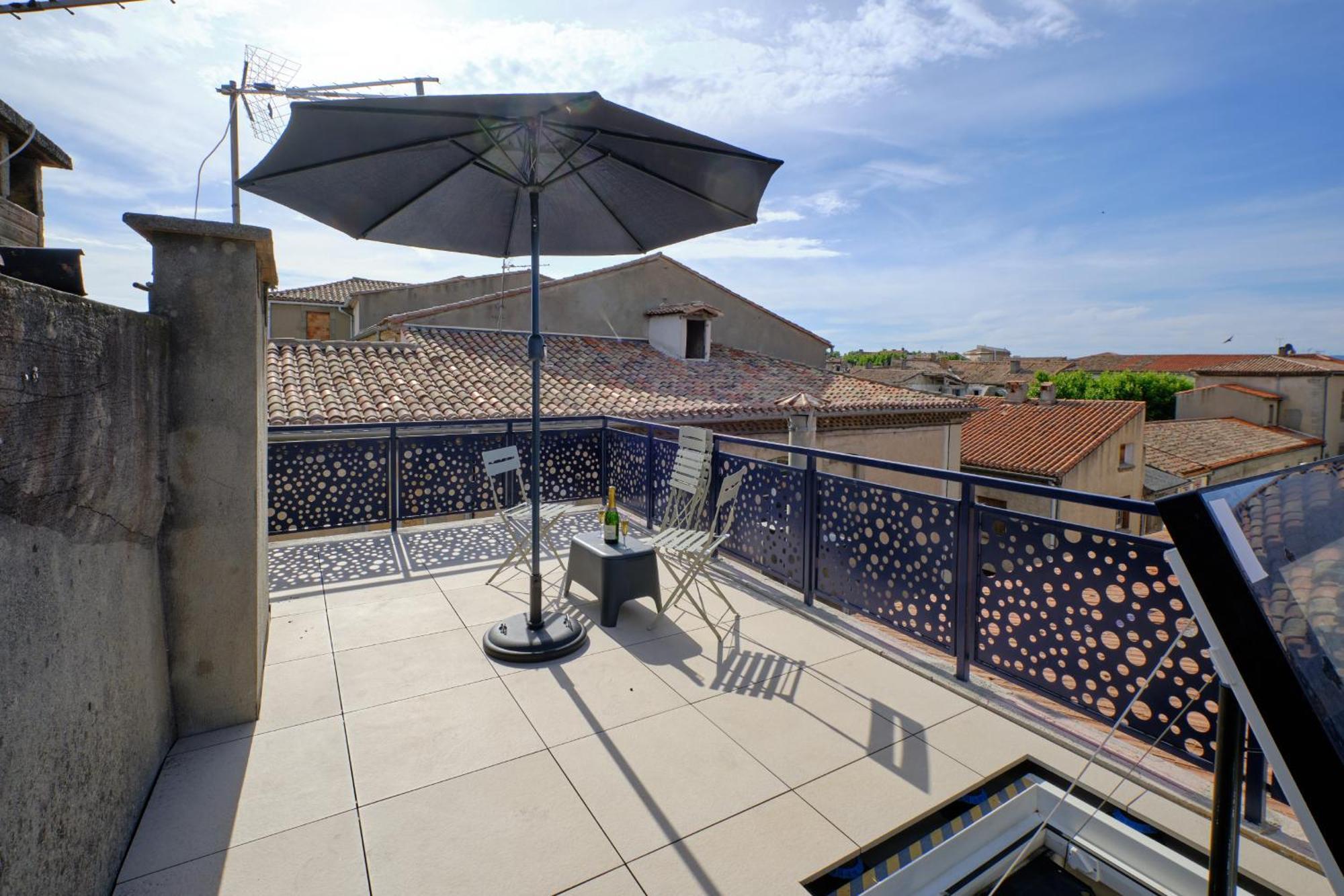 Mon Toit Carcassonnais •Hypercentre •Terrasse •Vue Διαμέρισμα Καρκασόν Εξωτερικό φωτογραφία